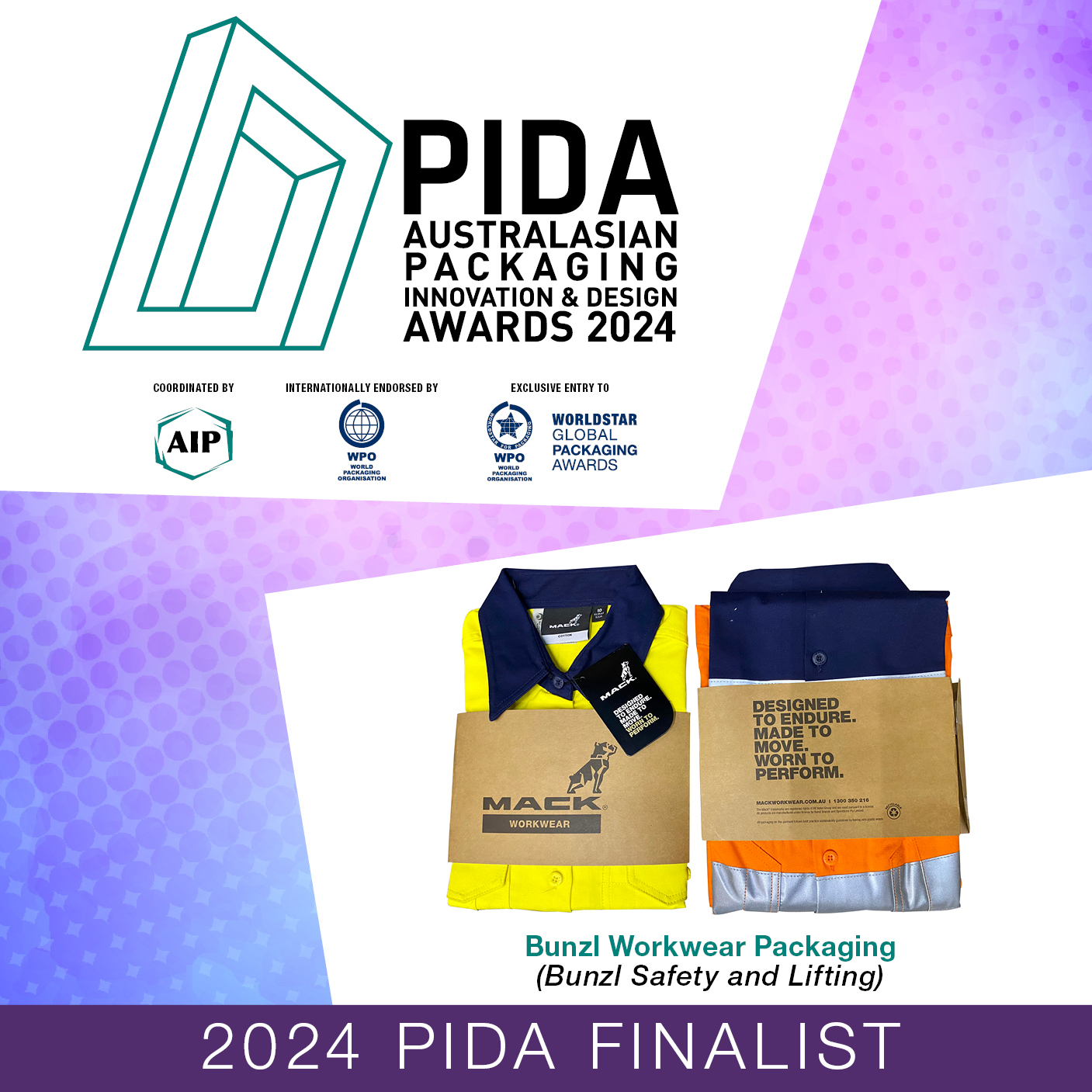 Mack Workwear Sustainable Packaging Nominated For PIDA Award